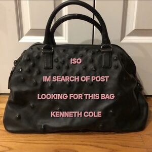 ISO Studded Kenneth Cole Black Women's Bag